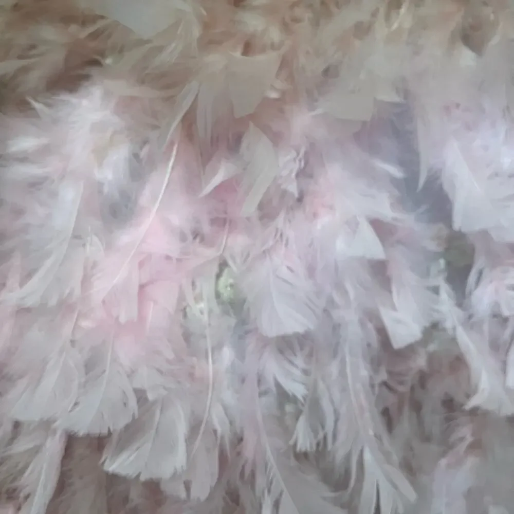 pink white gold ballet feather tutu costume dress see measurement